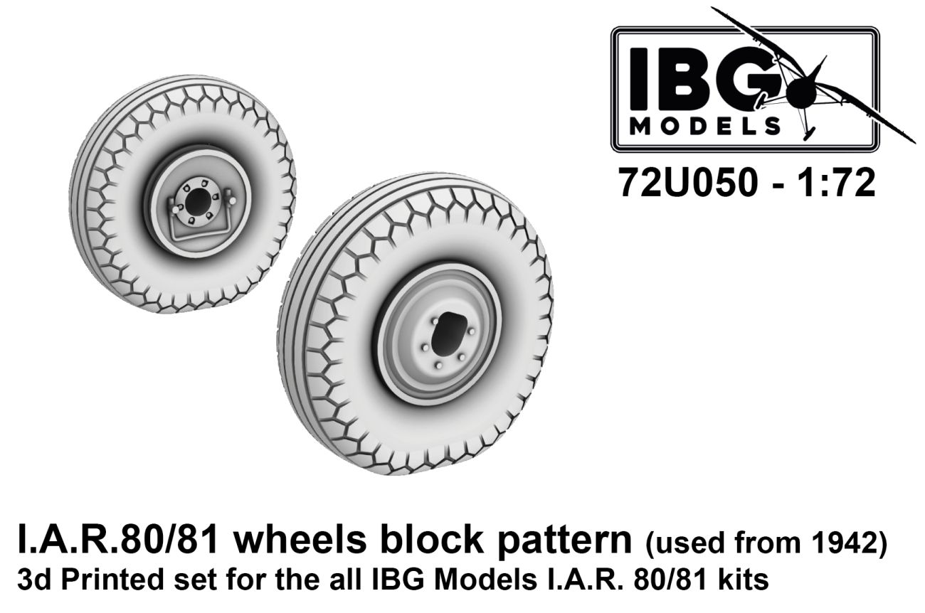1:72 I.A.R. 80/81C Wheels Block Pattern (used from 1942)