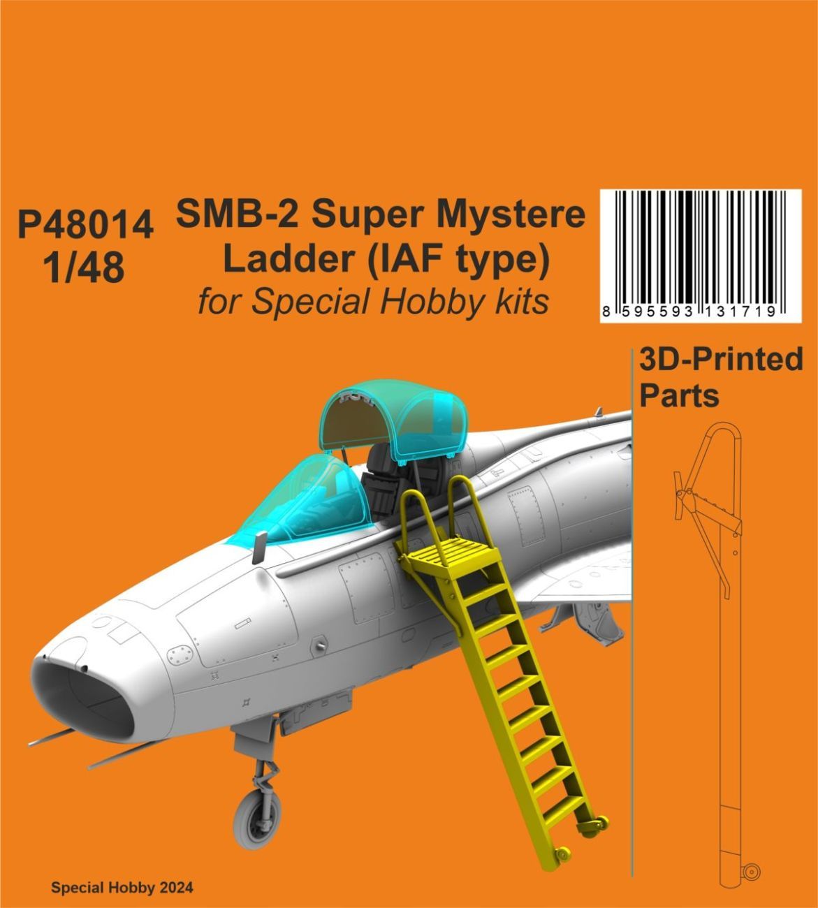 1:48 SMB-2 Super Mystere Ladder (IAF type) / for Special Hobby kits