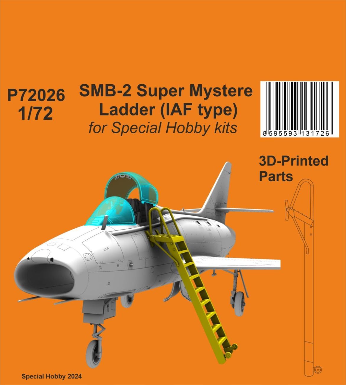 1:72 SMB-2 Super Mystere Ladder (IAF type) / for Special Hobby kits