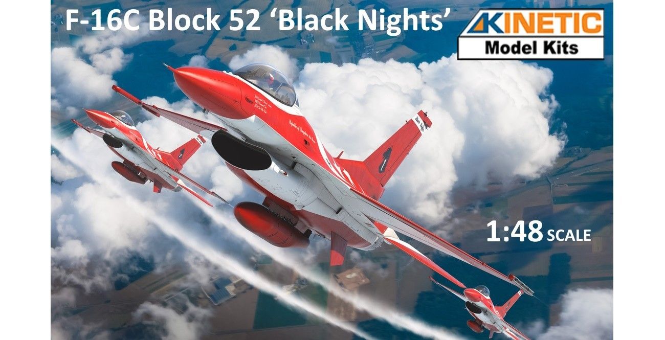 1:48 F-16C Block 52 Black Knights