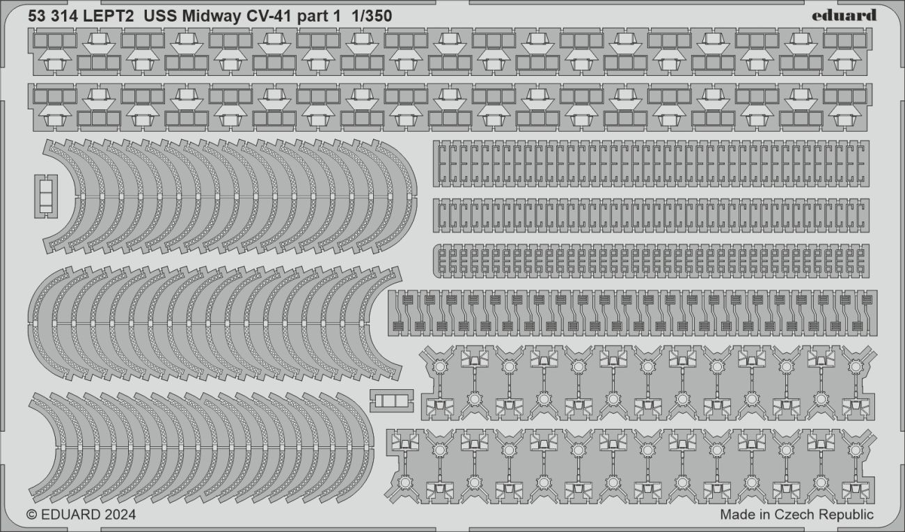 1:350 USS Midway CV-41 part 1