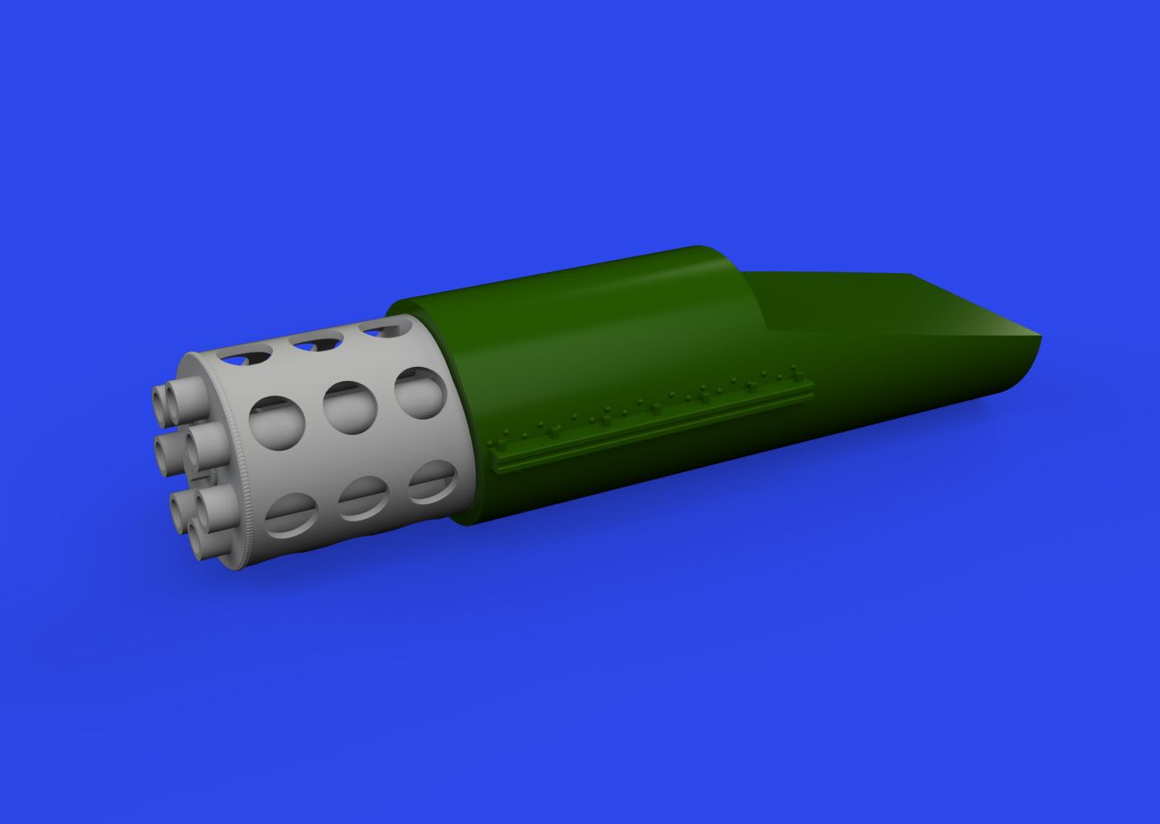 1:48 A-10C Thunderbolt II rotary gun flash suppressor PRINT
