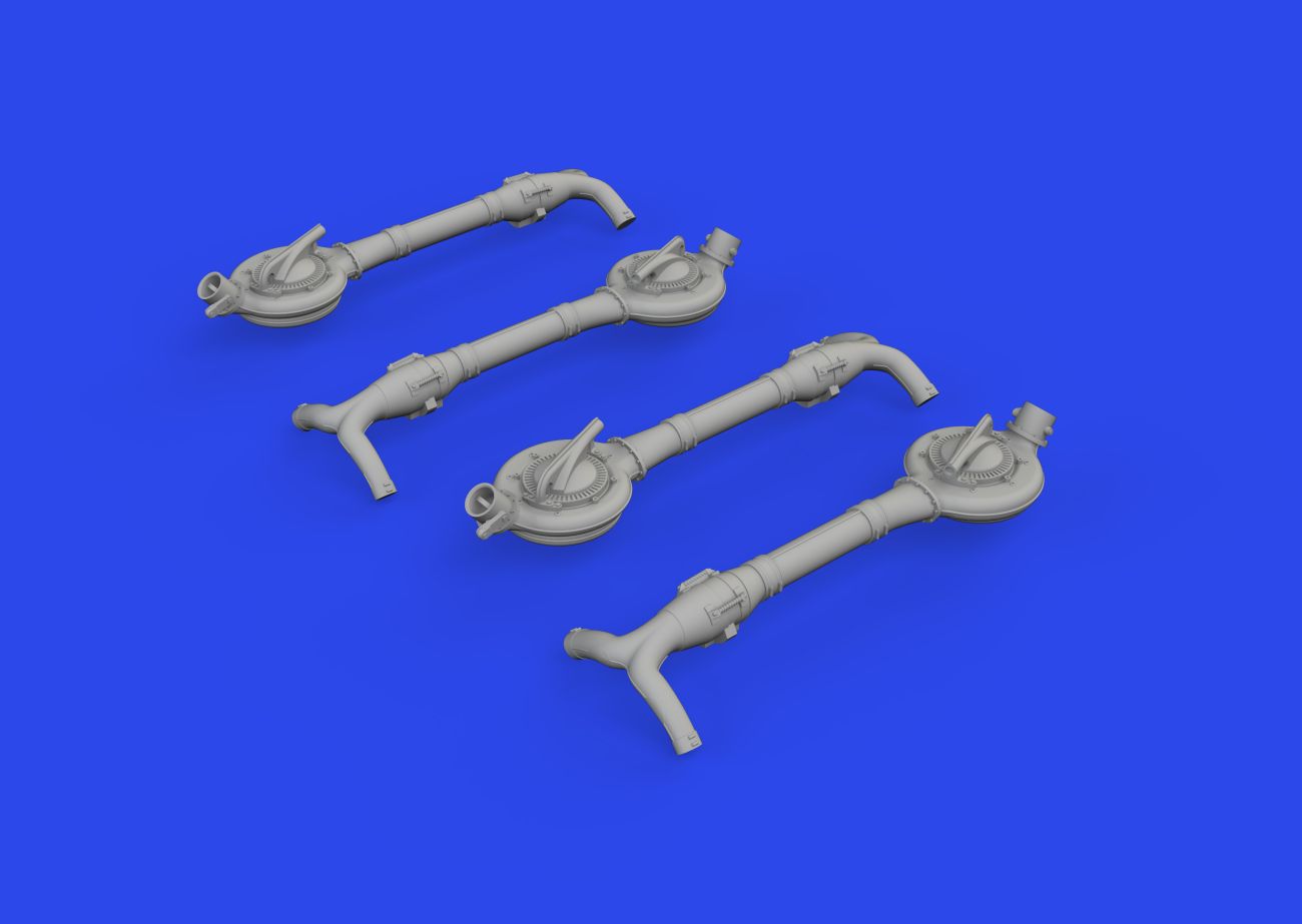 1:48 B-24J Liberator superchargers PRINT