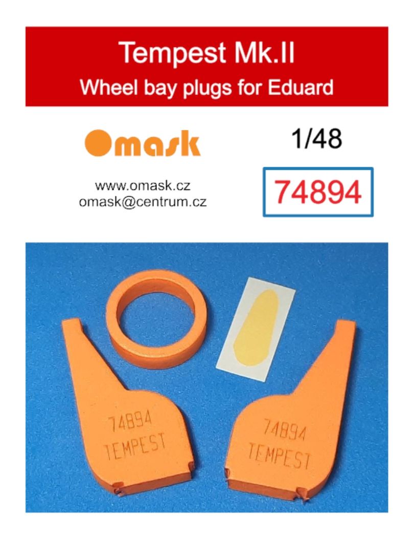 1:48 Tempest Mk.II wheelbay plugs (for Eduard)