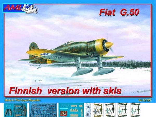 1:72 FIAT G.50 FINNISH VERSION WITH SKIS