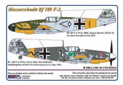 1:144 Messerschmitt Bf-109F-2