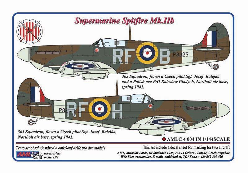 1:144 303 Squadron RAF, Supermarine Spitfire Mk.IIb