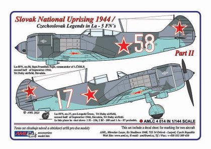 1:144 Slovak National Uprising 1944/ Czechoslovak Legends in Lavochkin La-5FN's - Part II
