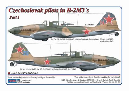 1:144 Czechoslovak pilots in Ilyushin Il-2M3 Part I