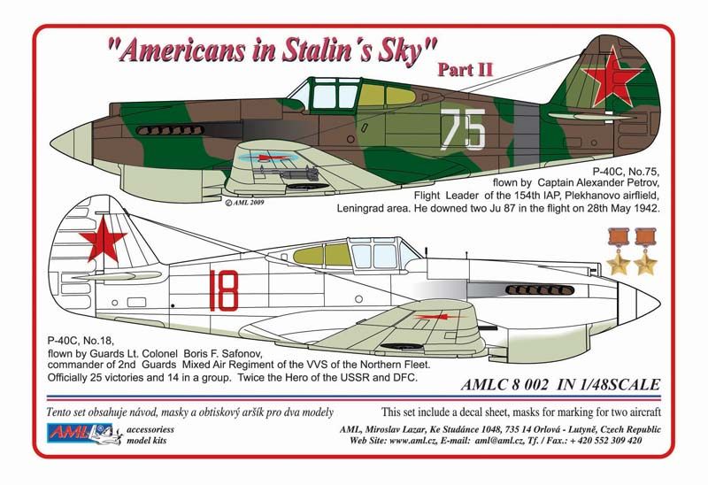 1:48 Curtiss P-40C Tomahawk Americans in Stalin's Sky, Part 2