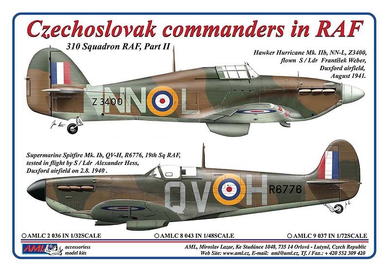 1:48 Czechoslovak commanders in RAF part II