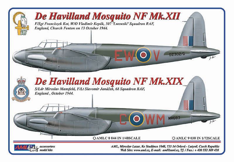1:72 de Havilland Mosquito NF.XII/NF.XIX 