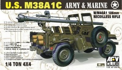 1:35 U.S. 1/4 Ton 4x4 M38A1C w/M40A1 106mm