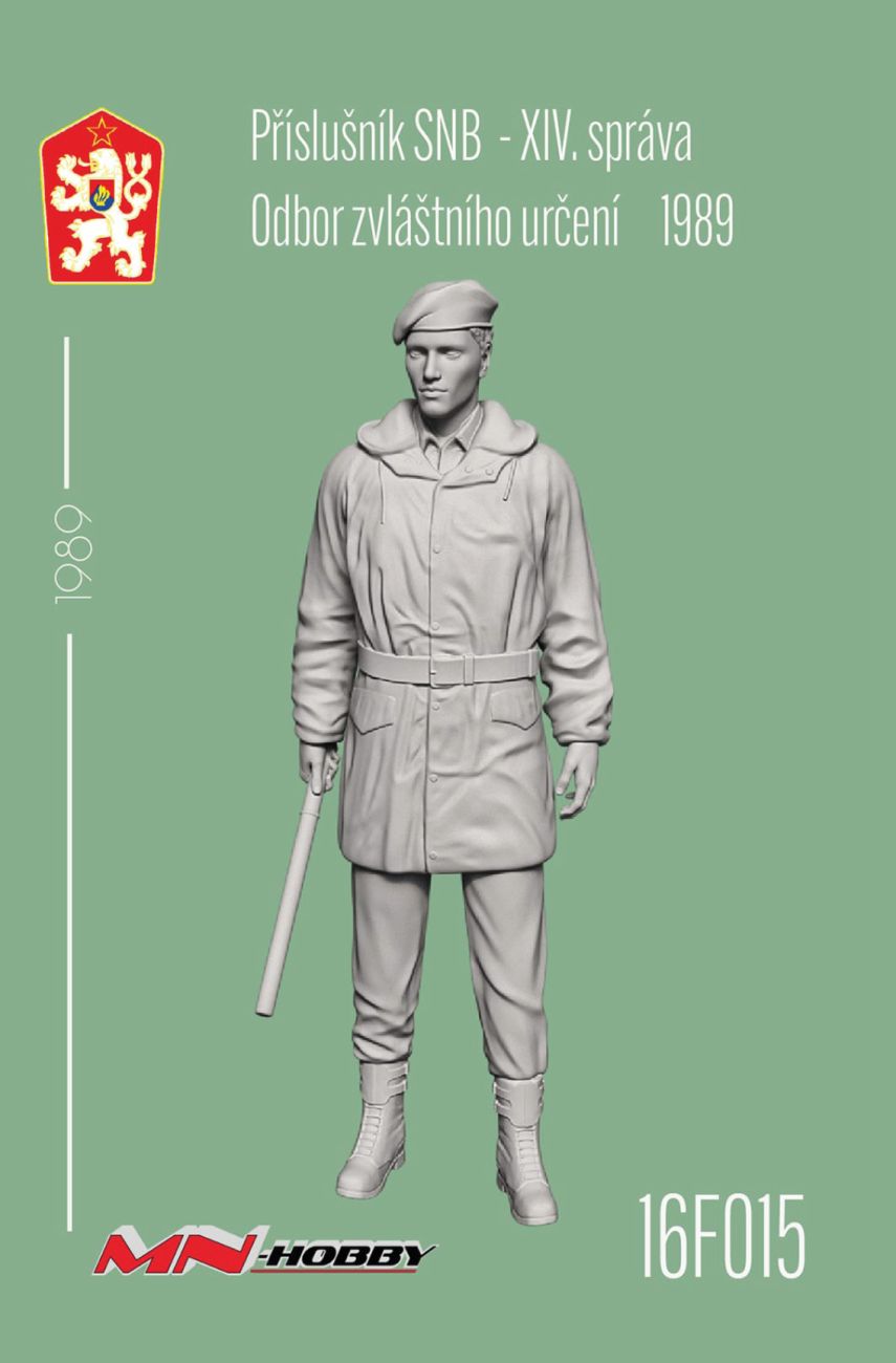 1:16 Příslušník SNB-XIV.správa Odbor zvláštního určení 1989