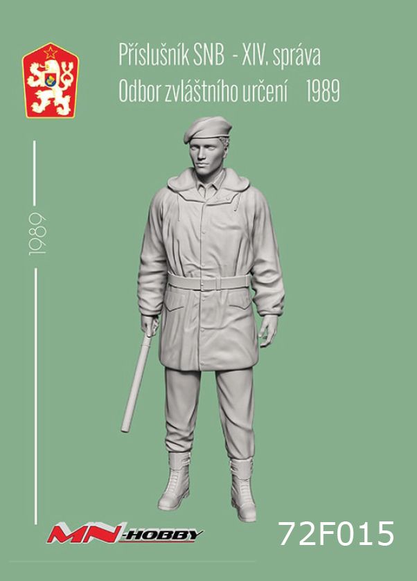1:72 Příslušník SNB-XIV.správa Odbor zvláštního určení 1989
