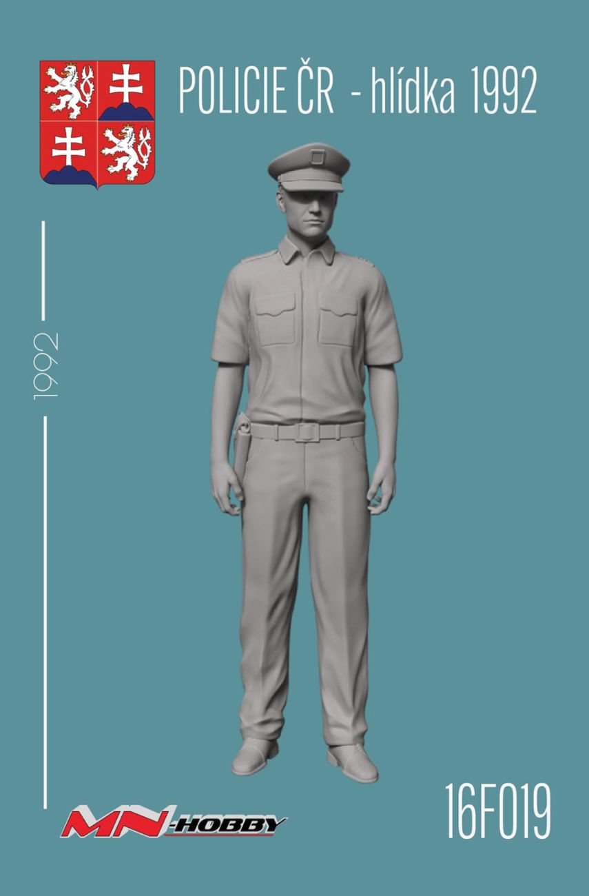 1:16 Policie ČR-hlídka 1992