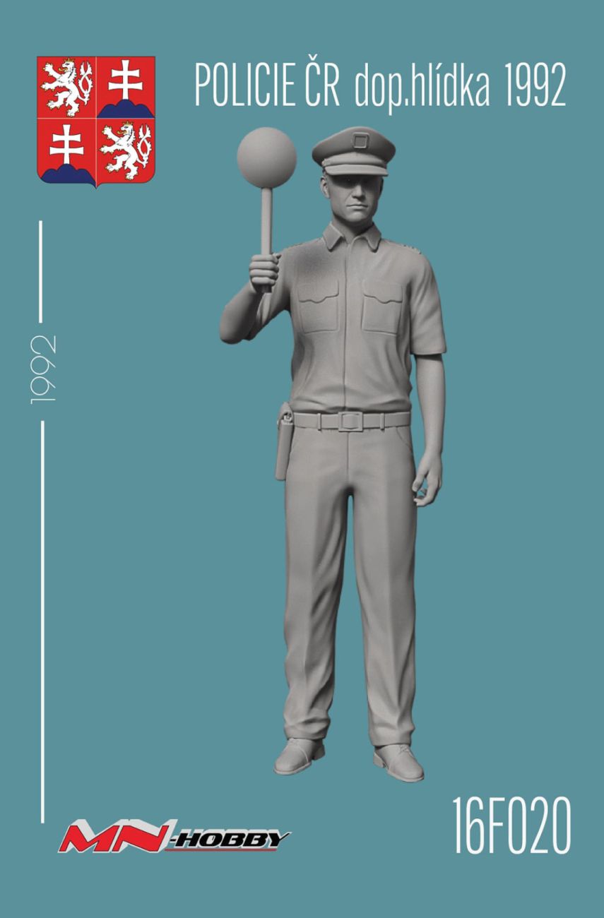 1:16 Policie ČR-dop.hlídka 1992