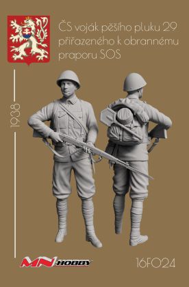 1:16 ČS voják pěšího pluku 29 přiřazenému k obrannému praporu SOS