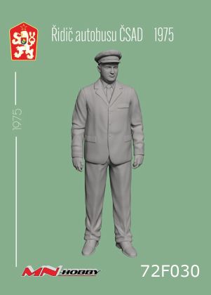 1:72 Řidič autobusu ČSAD 1975