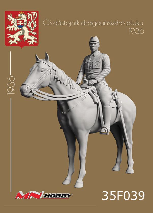 1:35 ČS důstojník dragounského pluku 1936