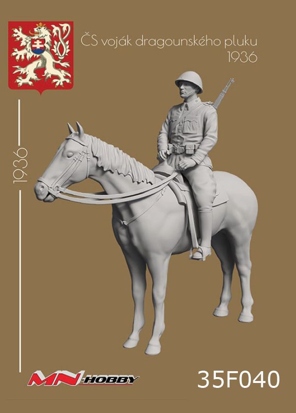 1:35 ČS důstojník dragounského pluku 1936