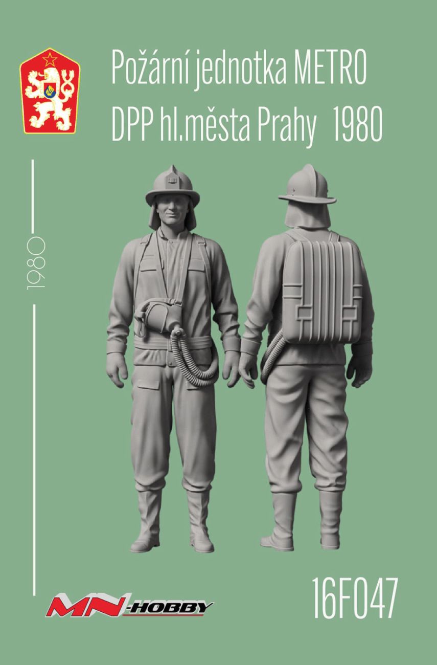1:16 Požární jednotka Metro DPP, hl.města Prahy 1980