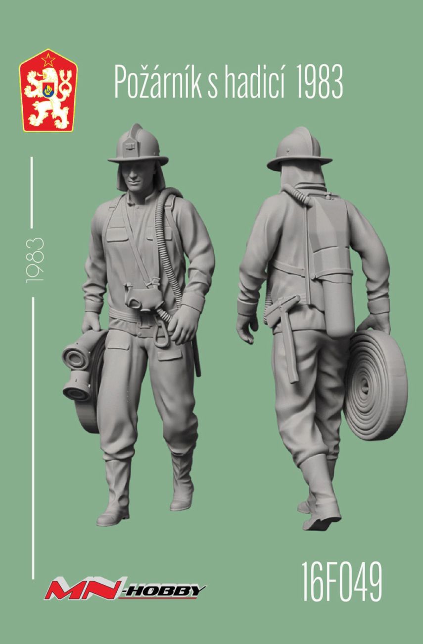 1:16 Požárník s hadicí 1983