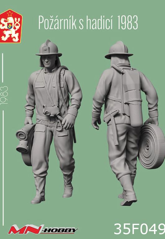 1:35 Požárník s hadicí 1983