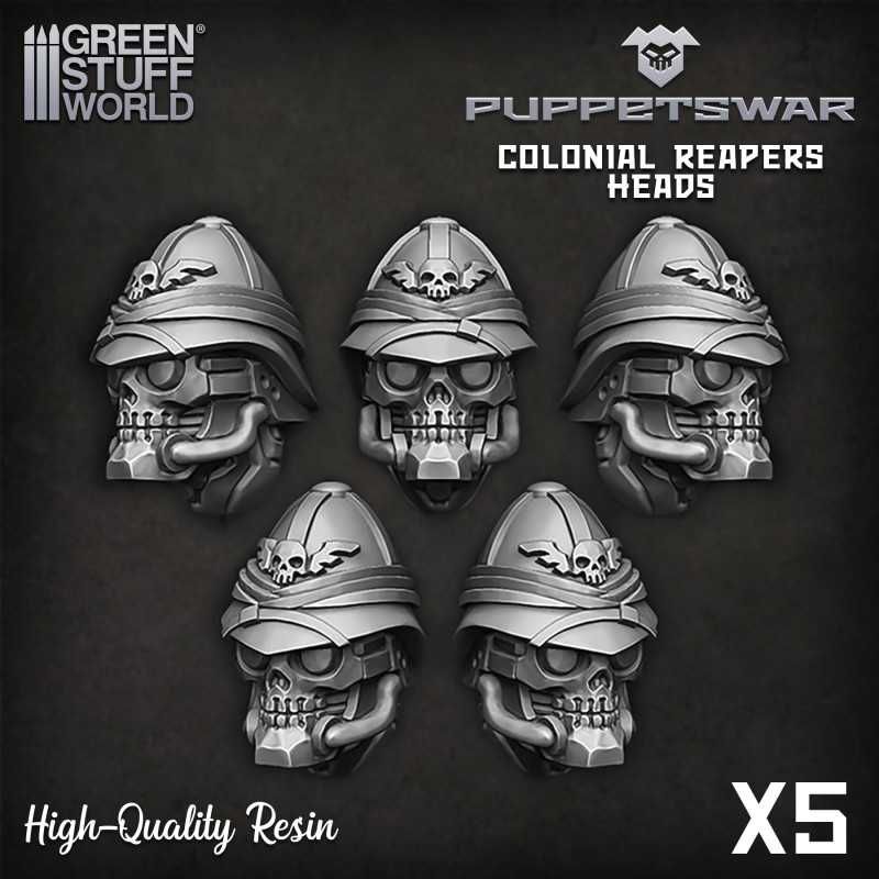 Puppetswar -Ninja Reaper Heads 28/32mm
