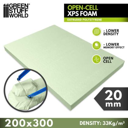 Open-Cell XPS Foam 20 mm