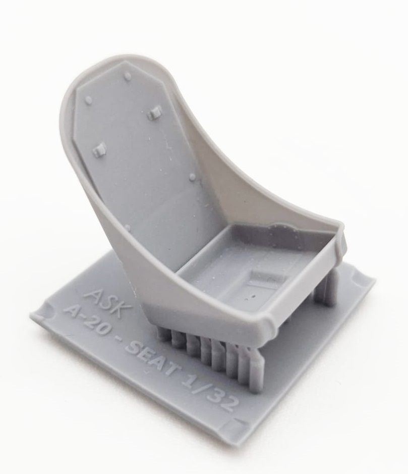 1:32 A-20J/K Havoc - Pilot seat, 3D print, without seat belts