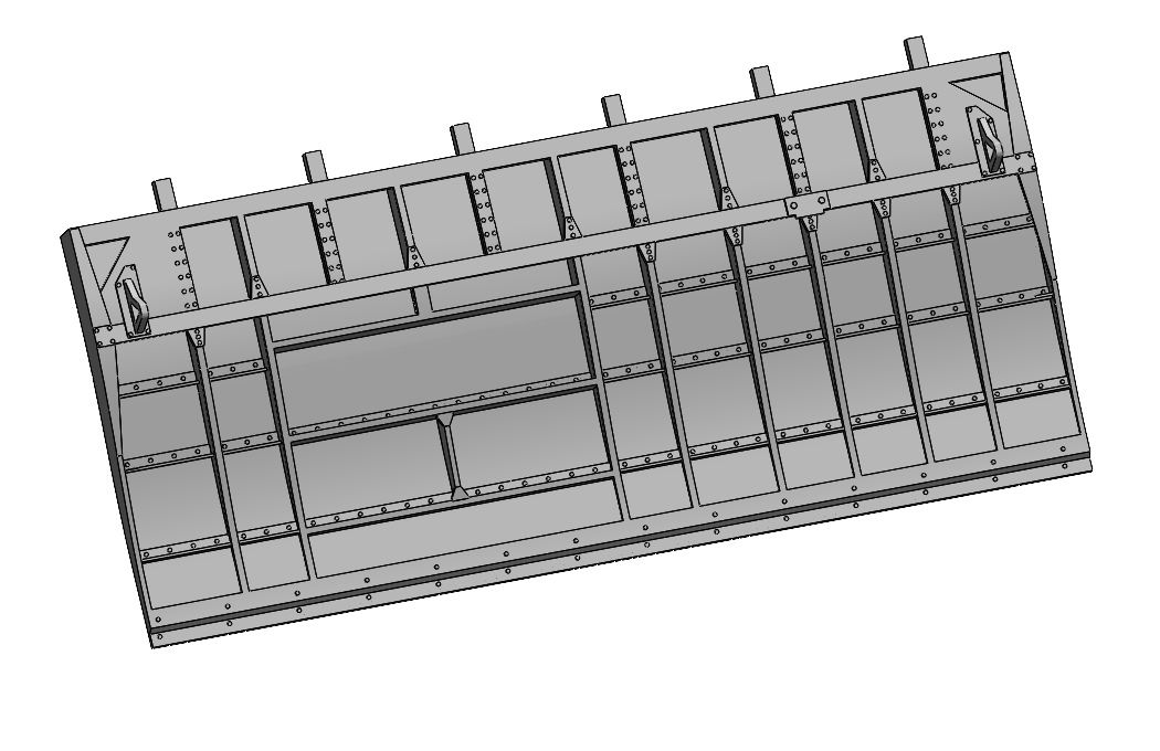1:48 B-17 Bomb Bay Doors - 3Dprint detail set for HK Models