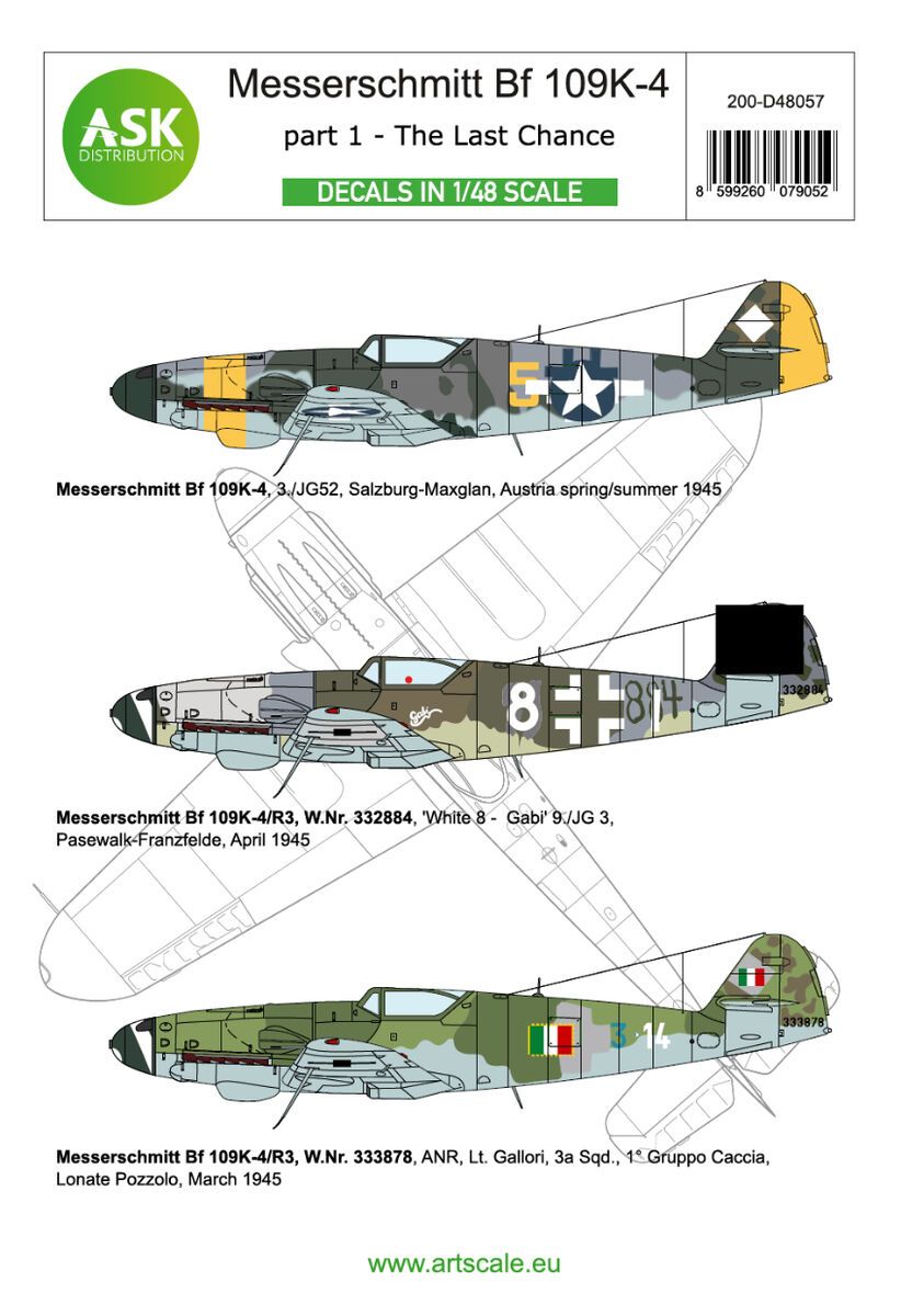 1:48 Messerschmitt Bf 109K-4 part 1 - 