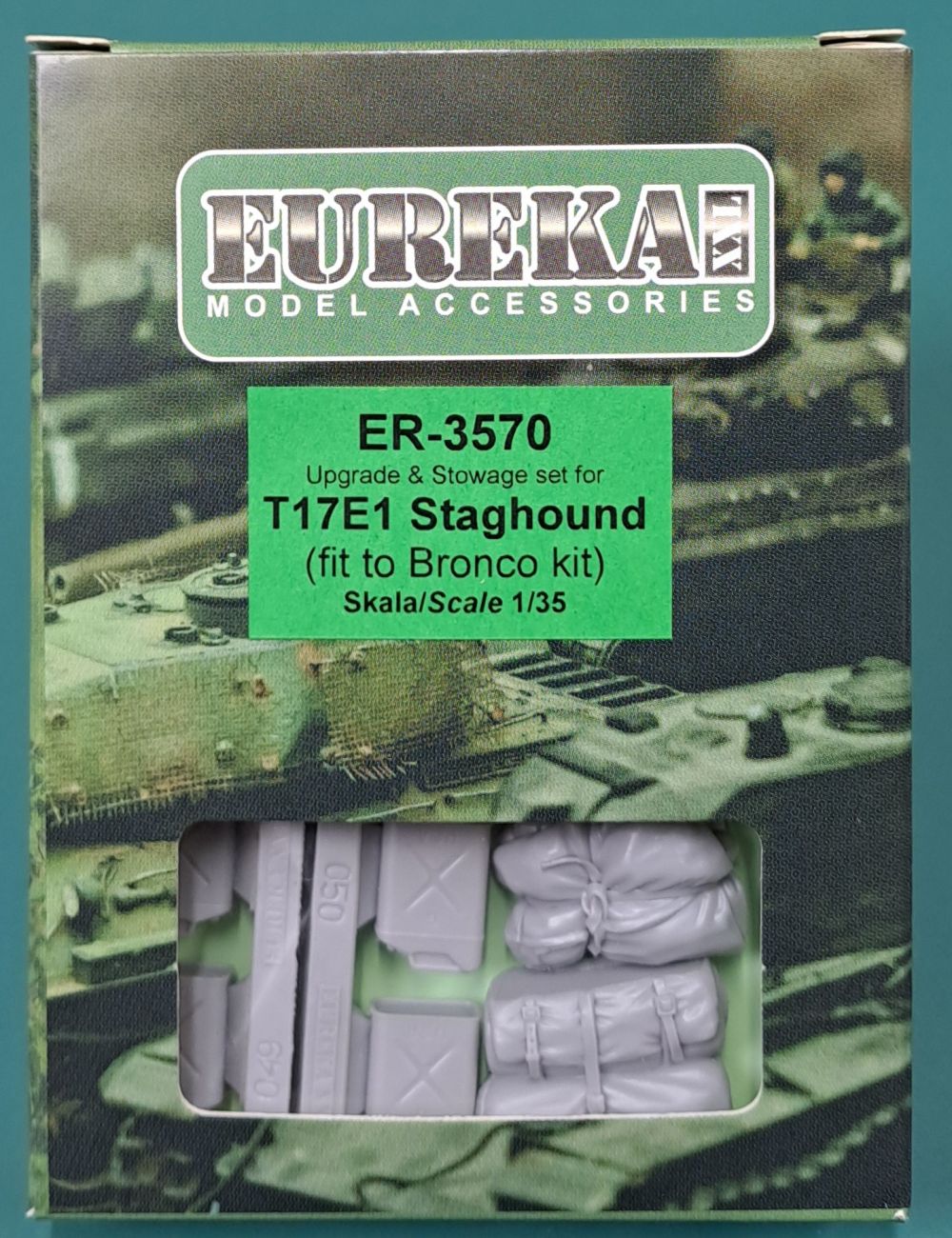 1:35 T17E1 Staghound - Upgrade And Stowage Set (For Bronco Kit)
