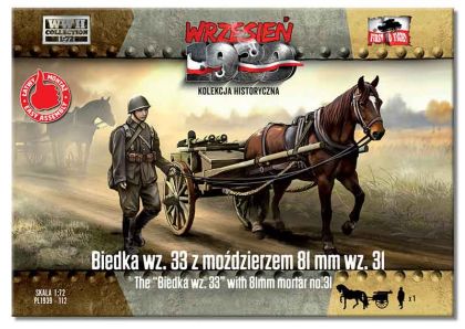 1:72 The Biedka wz. 33 with 81 mm mortar wz. 31