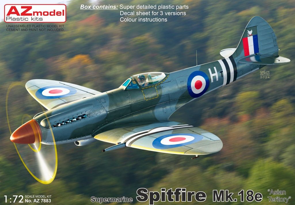 1:72 Spitfire Mk.18e Asian Teritory