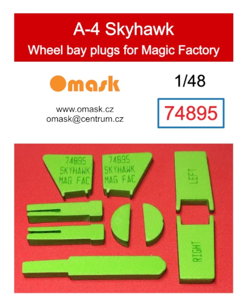 1:48 A-4 Skyhawk wheelbay plugs (for Magic Factory)