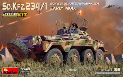 1:35 Sd.Kfz.234/1 Schwerer Panzerspahwagen. EARLY MOD. INTERIOR KIT