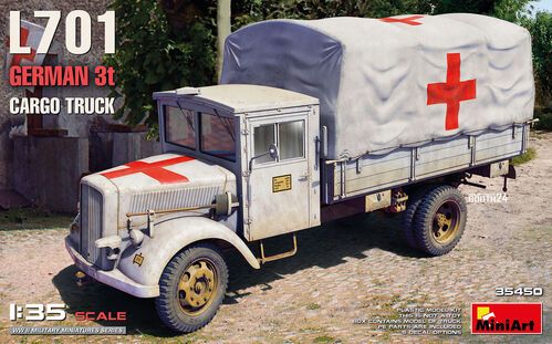 1:35 L701 GERMAN 3T CARGO TRUCK