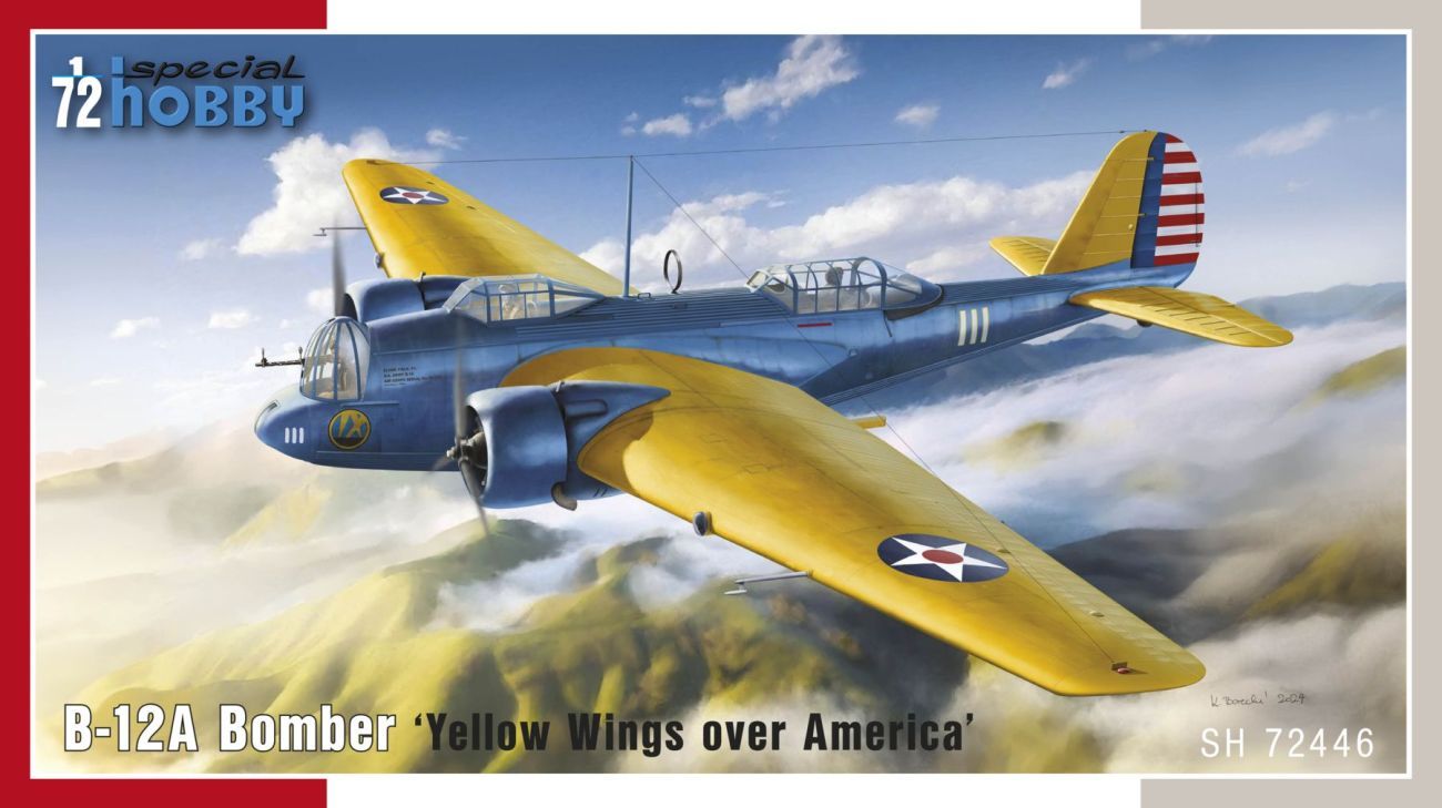 1:72 B-12A Bomber ‘Yellow Wings over America’