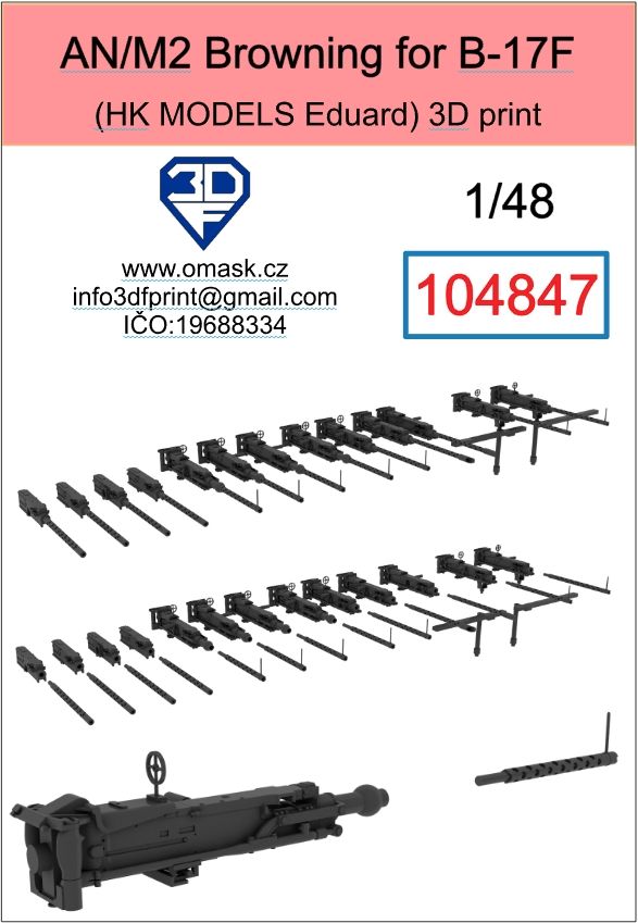1:48 AN/M2 Browning for B-17F
