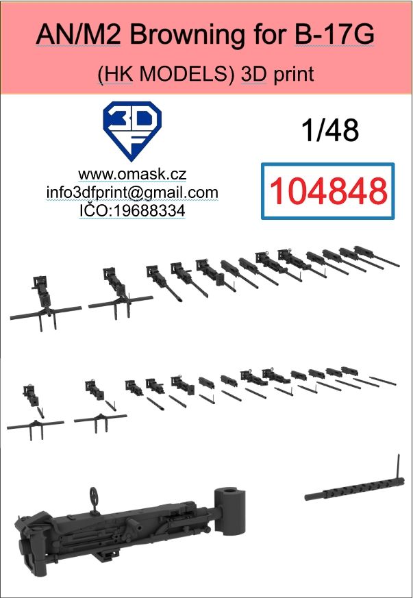 1:48 AN/M2 Browning for B-17G