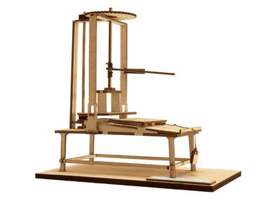 1:12 Printing Press (Leonardo Da Vinci series)