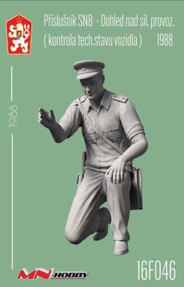 1:16 Příslušník SNB-Dohled nad sil. provoz. (Kontrola tech. stav. vozidla) 1988