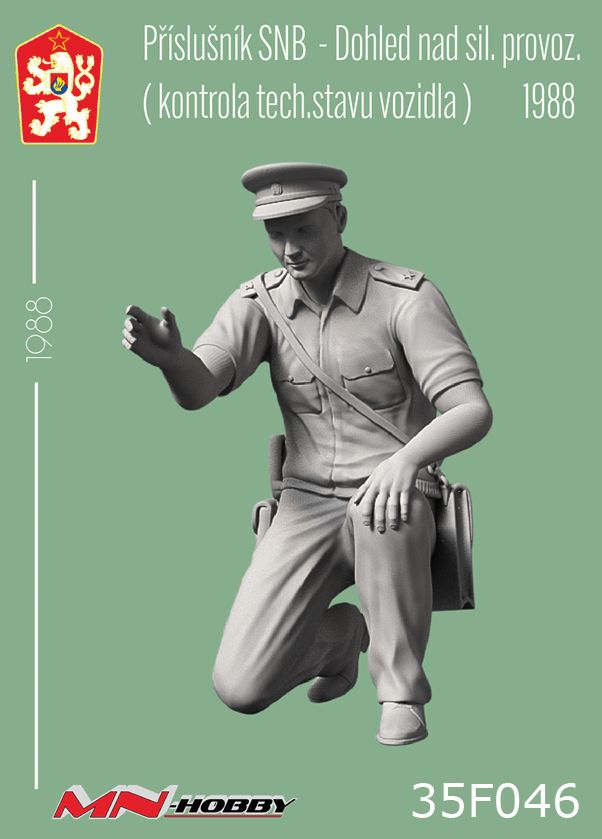 1:35 Příslušník SNB-Dohled nad sil. provoz. (Kontrola tech. stav. vozidla) 1988