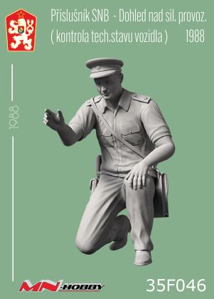 1:35 Příslušník SNB-Dohled nad sil. provoz. (Kontrola tech. stav. vozidla) 1988