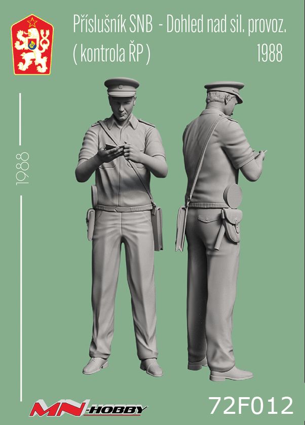 1:72 Příslušník SNB-Dohled nad sil. provoz. (Kontrola ŘP) 1988