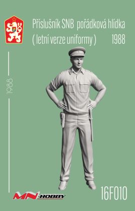 1:16 Příslušník SNB pořádková hlídka (let. ver. uniformy) 1988