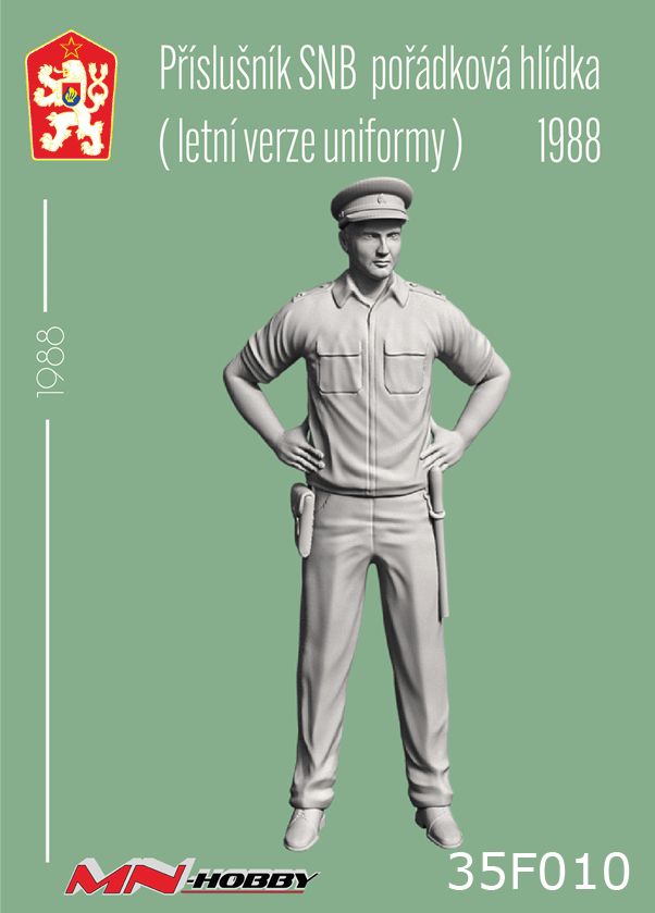 1:35 Příslušník SNB v uniformě vzor 67 (Oliva) 1987