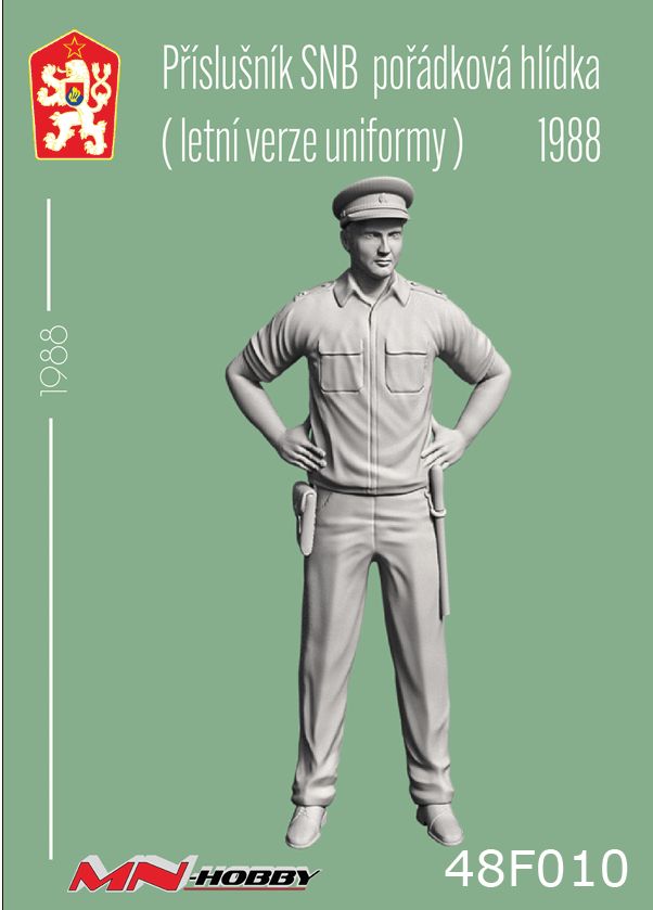 1:48 Příslušník SNB v uniformě vzor 67 (Oliva) 1987